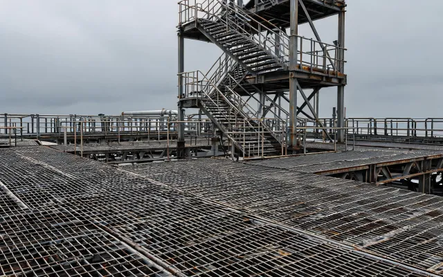 Oil and gas platform decks